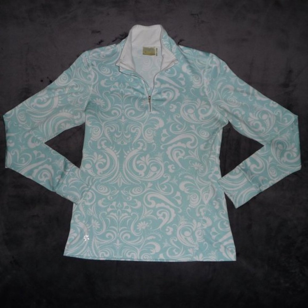 Athleta 1/4 Zip Pullover Top M